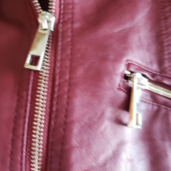 NWT A.N.A vegan LEATHER blazer jacket - Picture 8 of 9